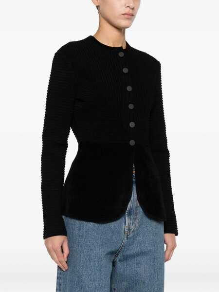 Geci Emporio Armani Emporio Armani Il Testo Giacca In Ciniglia Ottoman Tradotto DallItaliano It AllInglese En : Jacket In Corduroy Ottoman. Black... (BM 19275261) 3