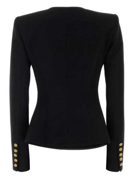 Geci Balmain Balmain Jackets And Vests Black Femei (BM 19275342) 2