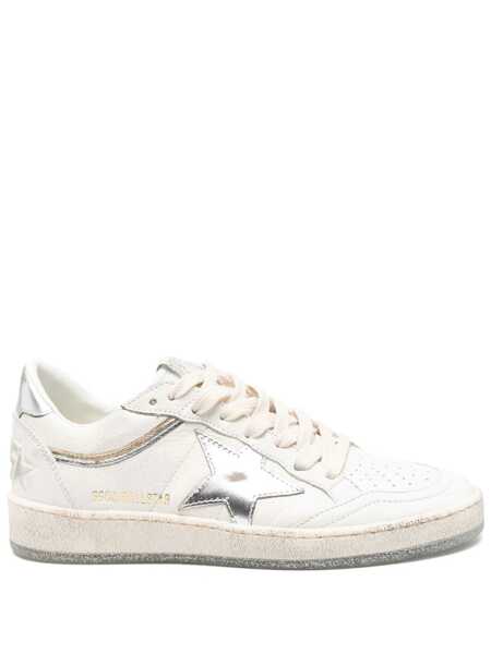 Sneakers Golden Goose Ballstar White Low Top Sneakers With Laminated Star Patch On The Side And Laminated Heel With Logo Lettering In Leather Woman... (BM 19275543) 1