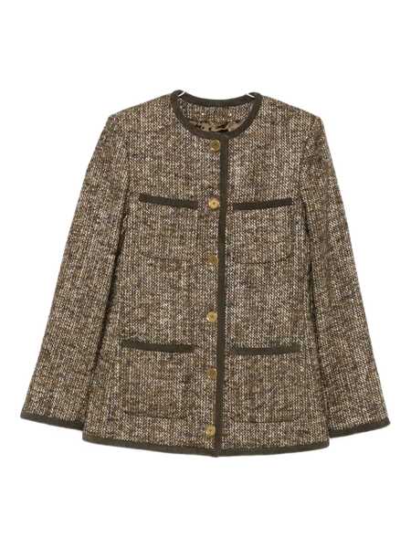 Geci Golden Goose Golden Goose Wool Tweed Jacket BROWN Femei (BM 19275552) 1
