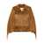 Golden Goose 'Journey' Brown Jacket With Notched Collar And Fringed Details In Suede Woman BROWN