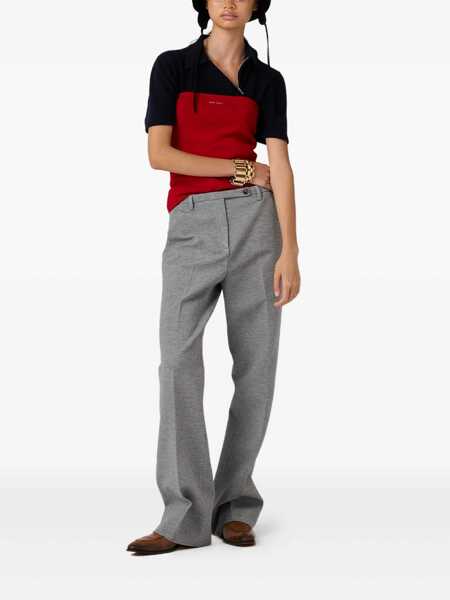 Camasi Miu Miu Miu Miu T-Shirts And Polos BLUE Femei (BM 19276083) 2