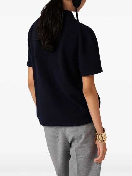 Camasi Miu Miu Miu Miu T-Shirts And Polos BLUE Femei (BM 19276083) 4