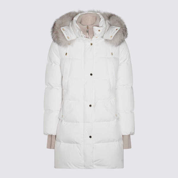 Geci de iarna Moorer Moorer White Down Jacket WHITE Femei (BM 19276092) 1