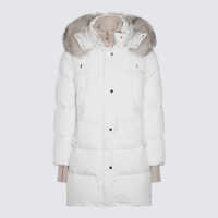 Geci de iarna Moorer White Down Jacket Femei