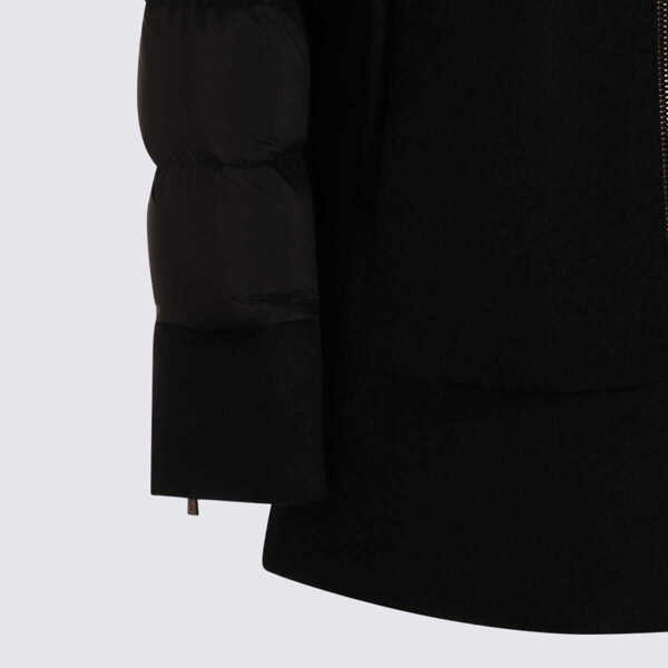 Geci de iarna Moorer Moorer Black Wool Down Jacket Black Femei (BM 19276098) 4