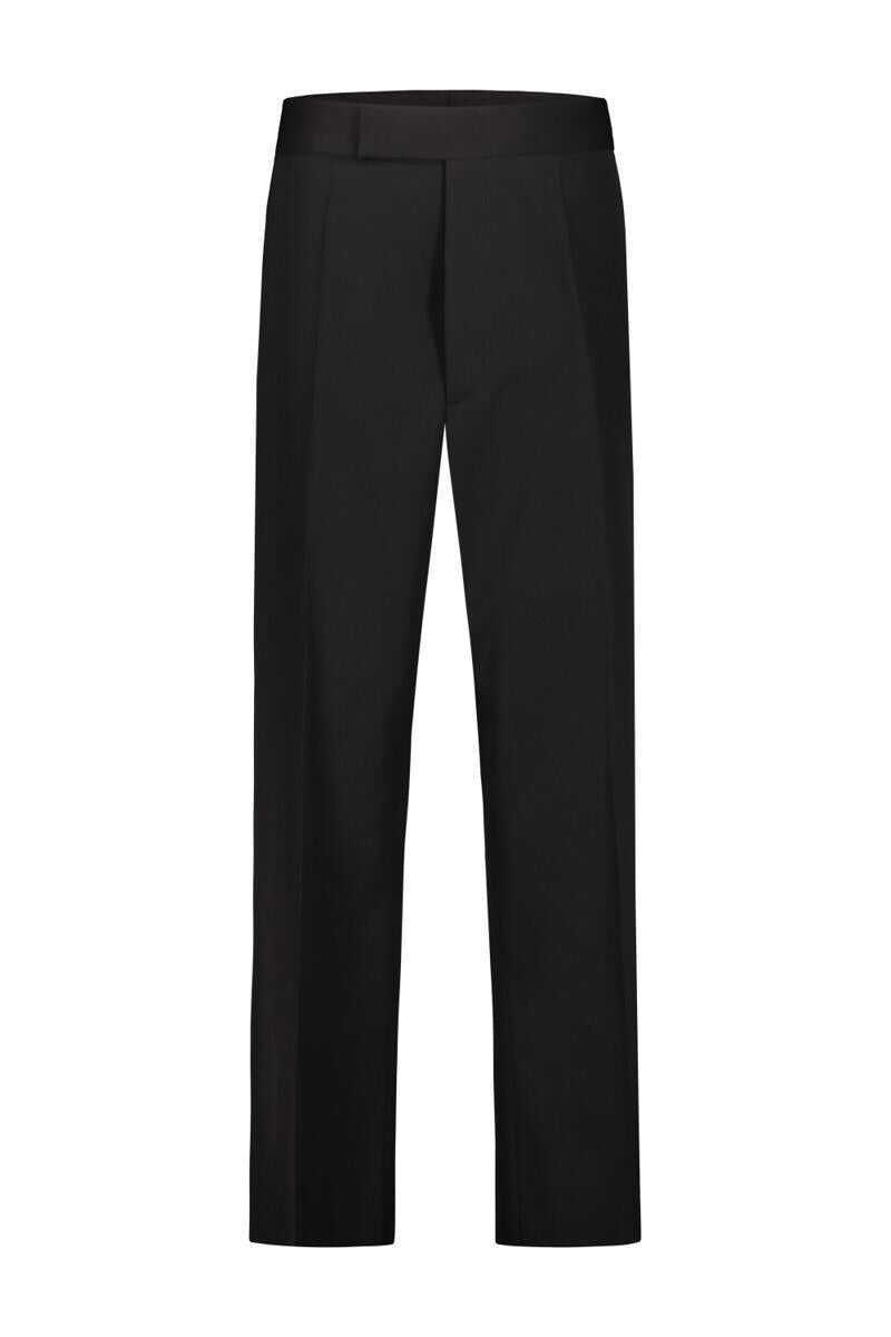 Pantaloni casual SAPIO Sapio N10 Trousers In Gabardina Wool Clothing Black Femei (BM 19276179) 1