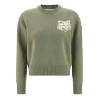 Pulovere Maison Kitsuné 'Fox Head' Sweater Femei