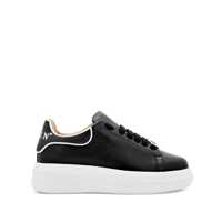 Sneakers Philipp Plein Black Leather Megastar Sneakers Barbati