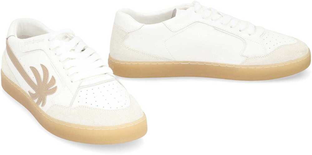 Sneakers Palm Angels Palm Angels Sneakers Low-Top New Palm 1 In Leather WHITE Barbati (BM 19276476) 3