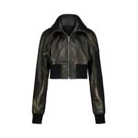 Geci Rick Owens Concordia Dracucollar Cropped Jacket Clothing Femei