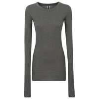 Tricouri Rick Owens Cotton Semi-Sheer T-Shirt Femei