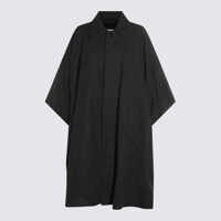 Geci MM6 Maison Margiela Dark Grey Wool Capes Femei