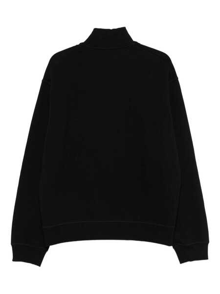 Pulovere DSQUARED2 Black High Neck Sweatshirt With Lettering Logo On The Front In Cotton Man Black Barbati (BM 19276659) 2