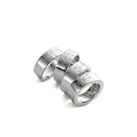 Inele Dama - Inele MM6 Maison Margiela MM6 Maison Margiela Silver Brass Rings POLISHED PALLADIO Femei (BM 19276842) - B-mall.ro