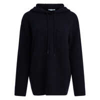 Pulovere Wool and cashmere hooded sweater Femei