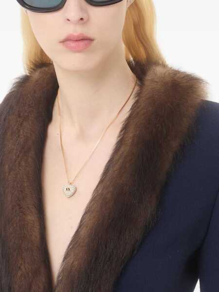 Bijuterii Valentino Garavani Coeur Royal necklace Gold Femei (BM 19277364) 2