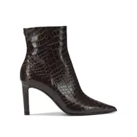 Botine "Frankie" zippered ankle boots 85mm Femei