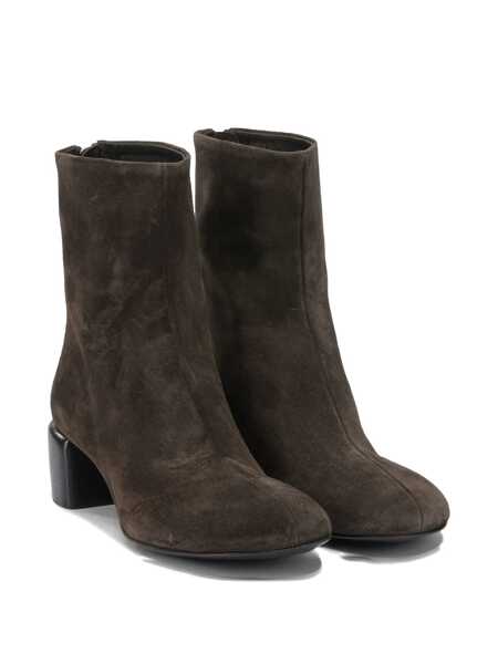 Botine OFFICINE CREATIVE Flore 012 40mm zippered ankle boots Brown Femei (BM 19277382) 2