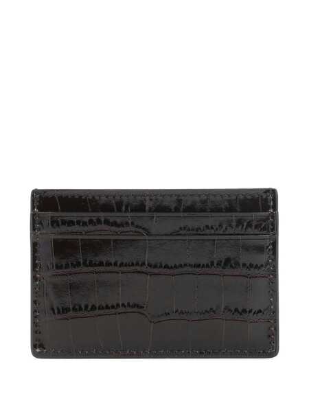 Portofele Tom Ford Exotic Line Card Holder Brown Barbati (BM 19277475) 2