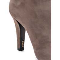 Bocanci casual Dama - Bocanci casual Saint Laurent Jill suede Ankle Boots ANTHRACITE Femei (BM 19277516) - B-mall.ro