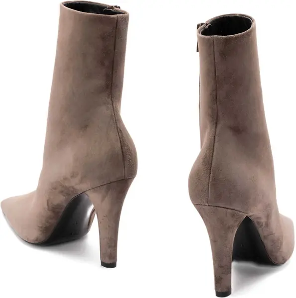 Bocanci casual Saint Laurent Jill suede Ankle Boots ANTHRACITE Femei (BM 19277516) 4