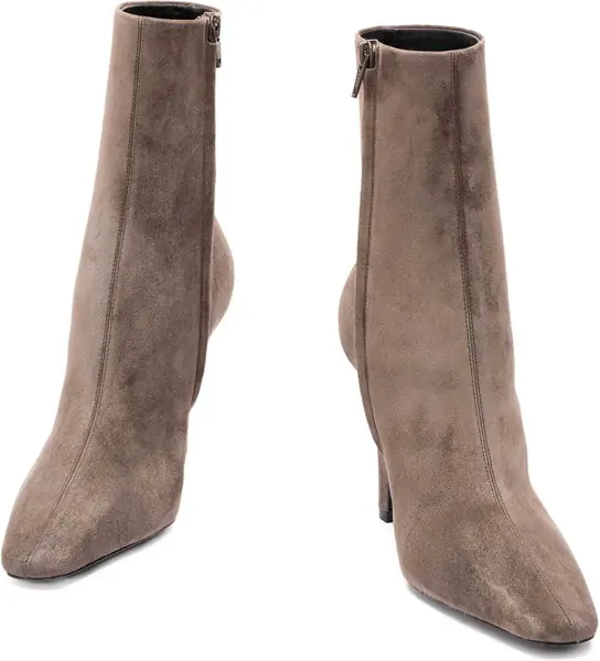 Bocanci casual Saint Laurent Jill suede Ankle Boots ANTHRACITE Femei (BM 19277516) 5