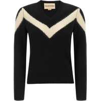 Pulovere Wool Sweater with a bow at the back Femei