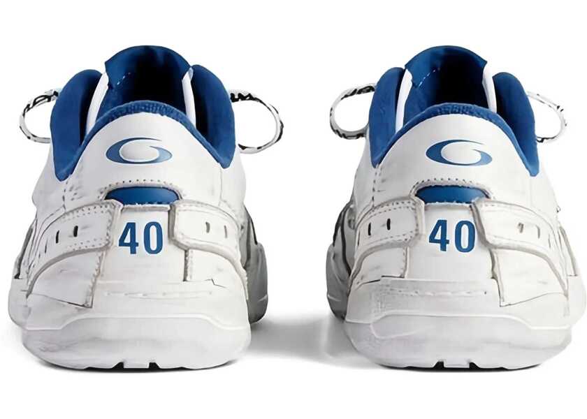 Sneakers Balenciaga Hamptons Worn-out Sneakers WHITE/BLU Barbati (BM 19277543) 5