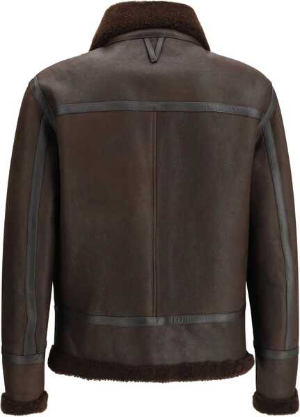 Jachete VALSTAR Coburn aviator Jacket in waxed suede shearling TESTA DI MORO Barbati (BM 19277552) 2