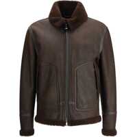Jachete Coburn aviator Jacket in waxed suede shearling Barbati