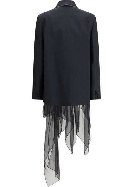 Jachete Sacai Suiting Jacket C/GRAY/BLACK Femei (BM 19277576) 2