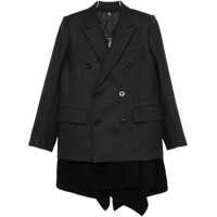 Jachete Wool Melton and Wool Knit Jacket Femei