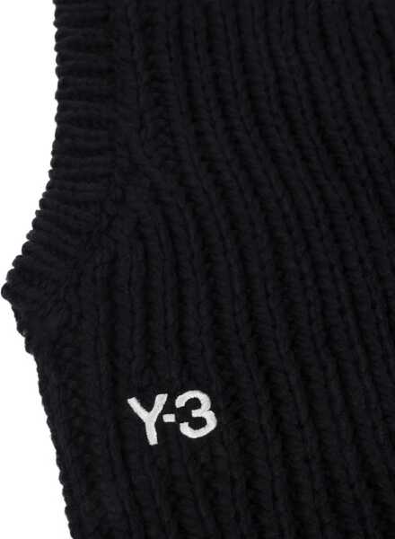 Sepci Y-3 Knitted Hood BLACK Barbati (BM 19277597) 3