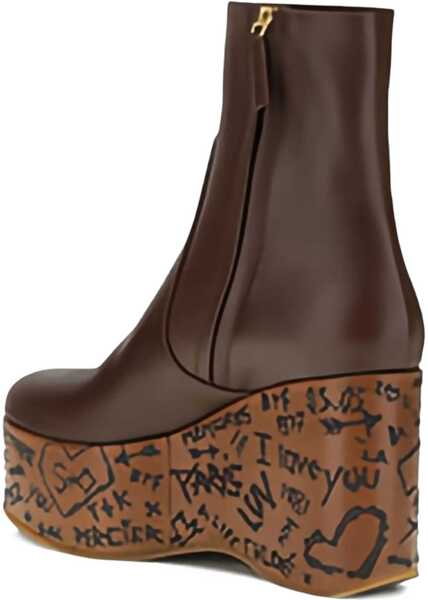 Bocanci casual Chloe Maxime wedge Ankle Boots SOOTY BROWN Femei (BM 19277600) 4