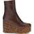 Chloe Maxime wedge Ankle Boots SOOTY BROWN
