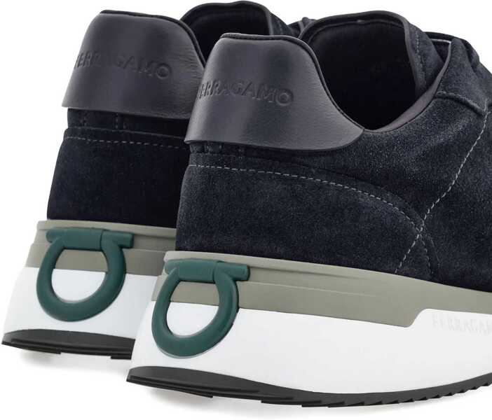 Sneakers Ferragamo Suede Sneakers NAVY Barbati (BM 19277606) 5