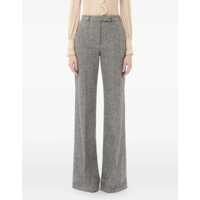 Pantaloni casual Bottonato Natté Wool Trousers Femei