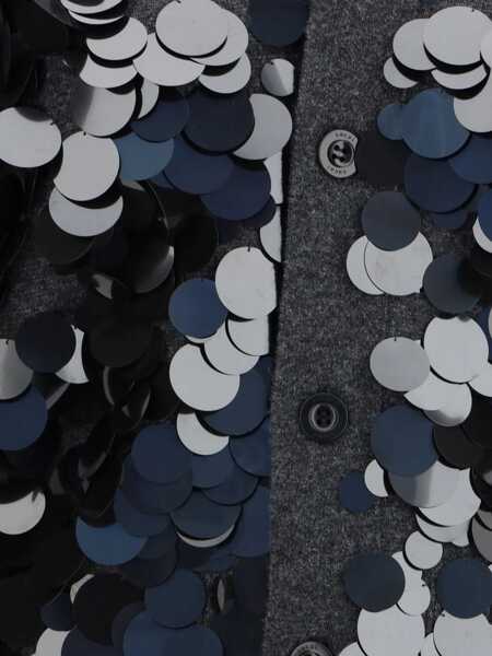 Cardigane Sacai Sequined Wool Cardigan C/GRAY/BLACK Femei (BM 19277621) 3