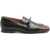 Valentino Garavani Loafer Babouchoes in kidskin NERO/BARK BROWN