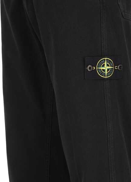 Pantaloni casual Stone Island relaxed fit Trousers INK Barbati (BM 19277630) 4