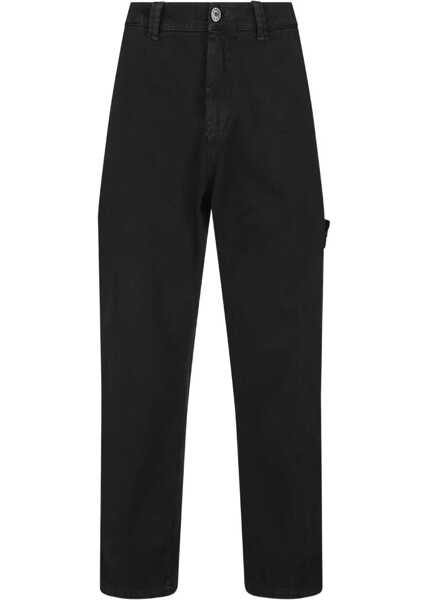 Pantaloni casual Stone Island relaxed fit Trousers INK Barbati (BM 19277630) 1