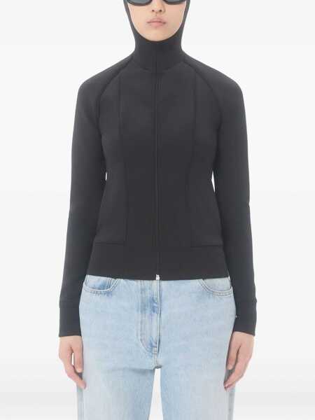 Bluze de trening Valentino Garavani Structured technical jersey Sweatshirt NERO Femei (BM 19277636) 3