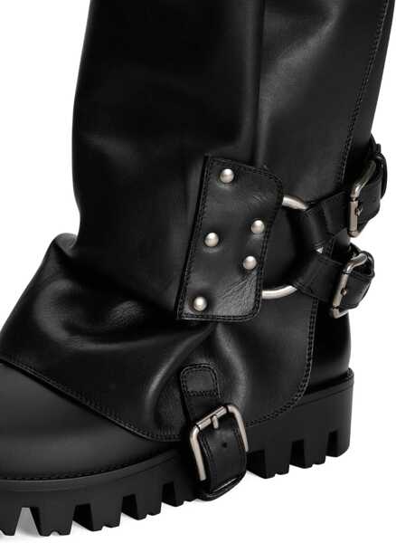 Bocanci casual Dolce & Gabbana Rubber and leather high Boots NERO/NERO Femei (BM 19277651) 3