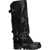 Dolce & Gabbana Rubber and leather high Boots NERO/NERO