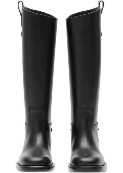 Bocanci casual Burberry Leather high Boots BLACK Femei (BM 19277663) 2