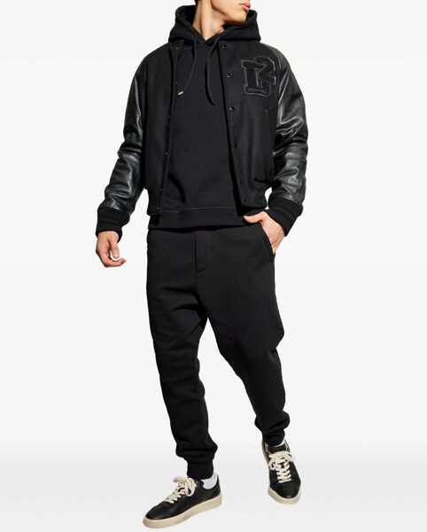 Bluze de trening DSQUARED2 DSQUARED2 Black Hoodie Black Barbati (BM 19277670) 2