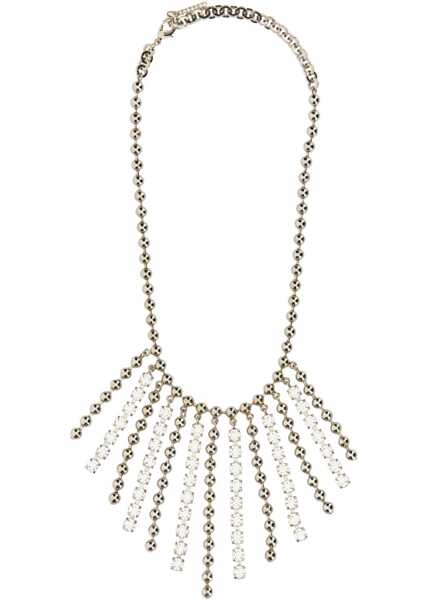 Coliere Alessandra Rich Collana In Cristallo E Catena Con Frange SILVER Femei (BM 19277711) 1