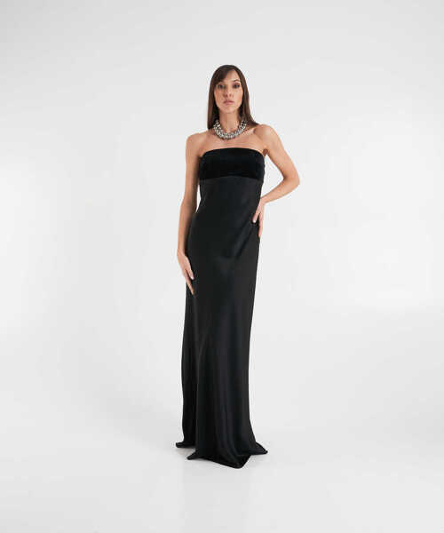 Rochii lungi Max Mara Maxi dress Baia Black Femei (BM 19277726) 3