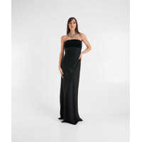 Rochii lungi Dama - Rochii lungi Max Mara Maxi dress Baia Black Femei (BM 19277726) - B-mall.ro